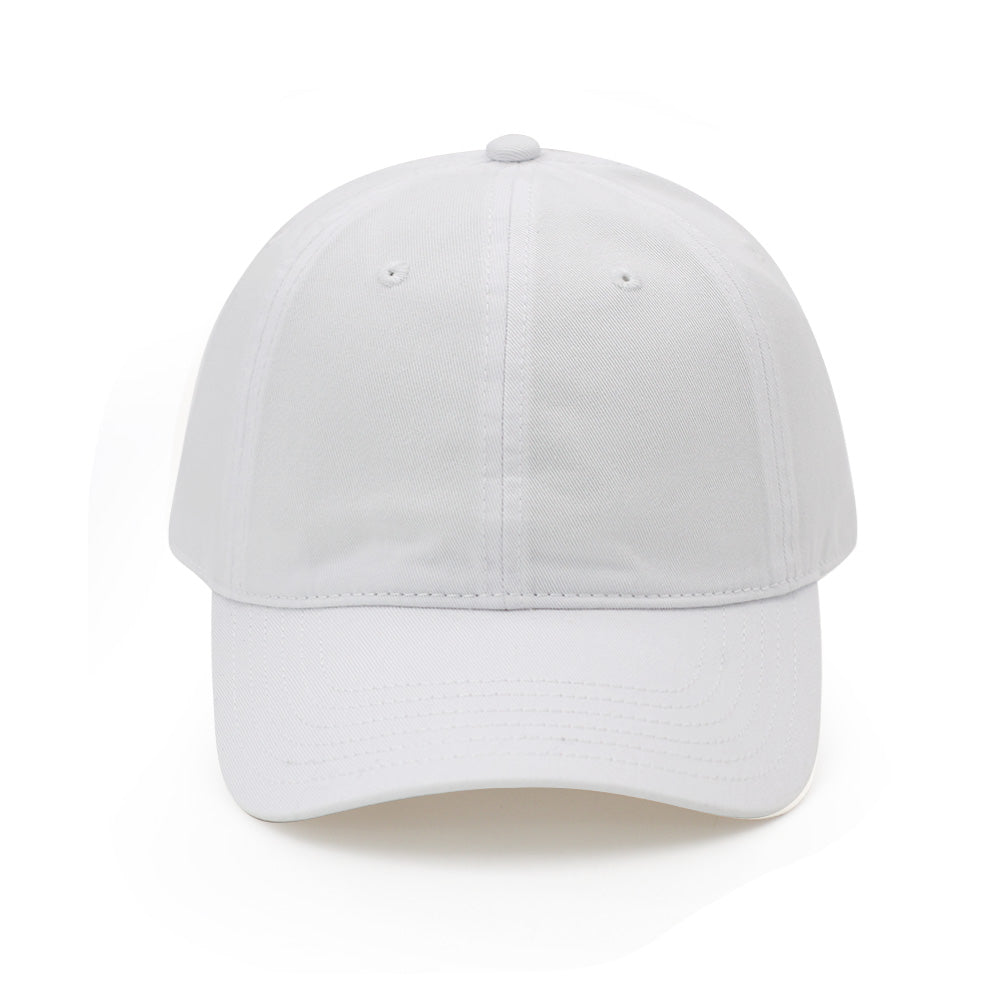 Everyday Cotton Cap in White — front view