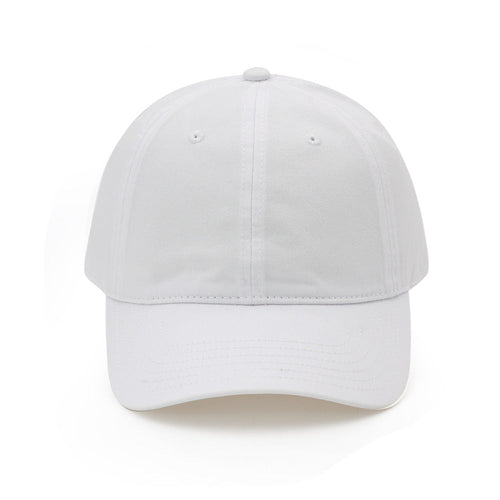 Everyday Cotton Cap in White — front view
