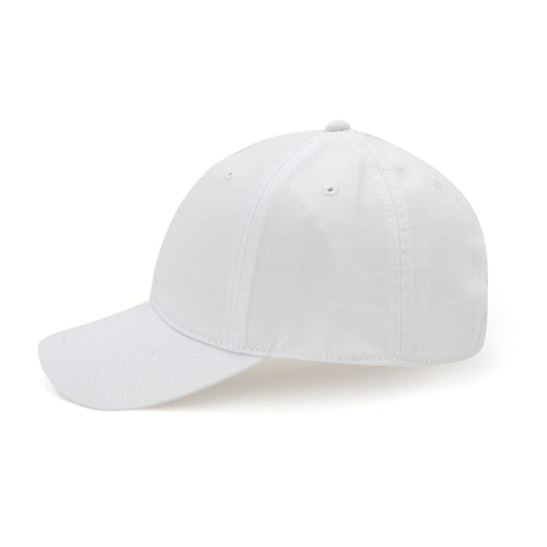 Everyday Cotton Cap in White — side view