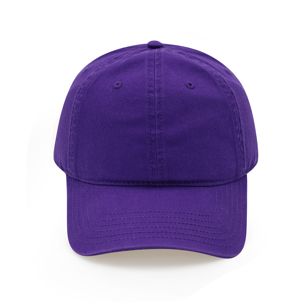 Everyday Cotton Cap in Purple — front view