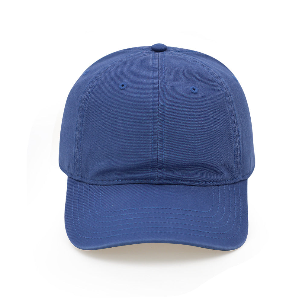 Everyday Cotton Cap in Slate Blue — front view