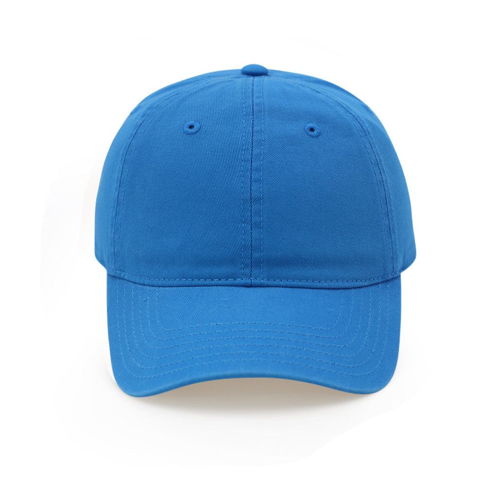 Everyday Cotton Cap in Azure Blue — front view