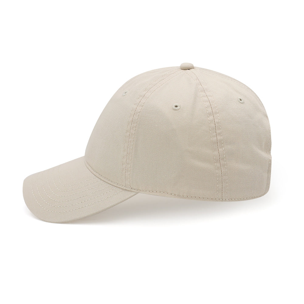 Everyday Cotton Cap in Ivory — side view
