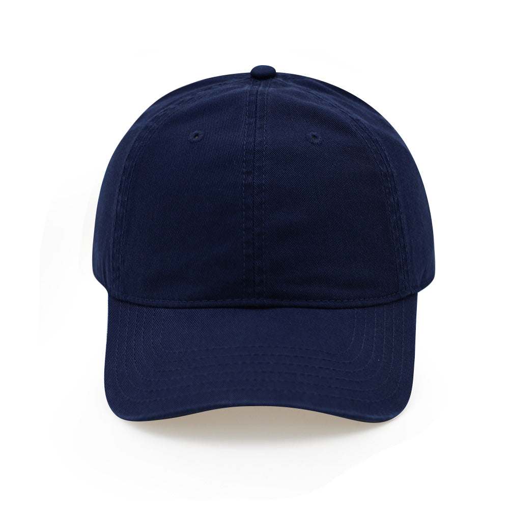 Everyday Cotton Cap in Navy — front view