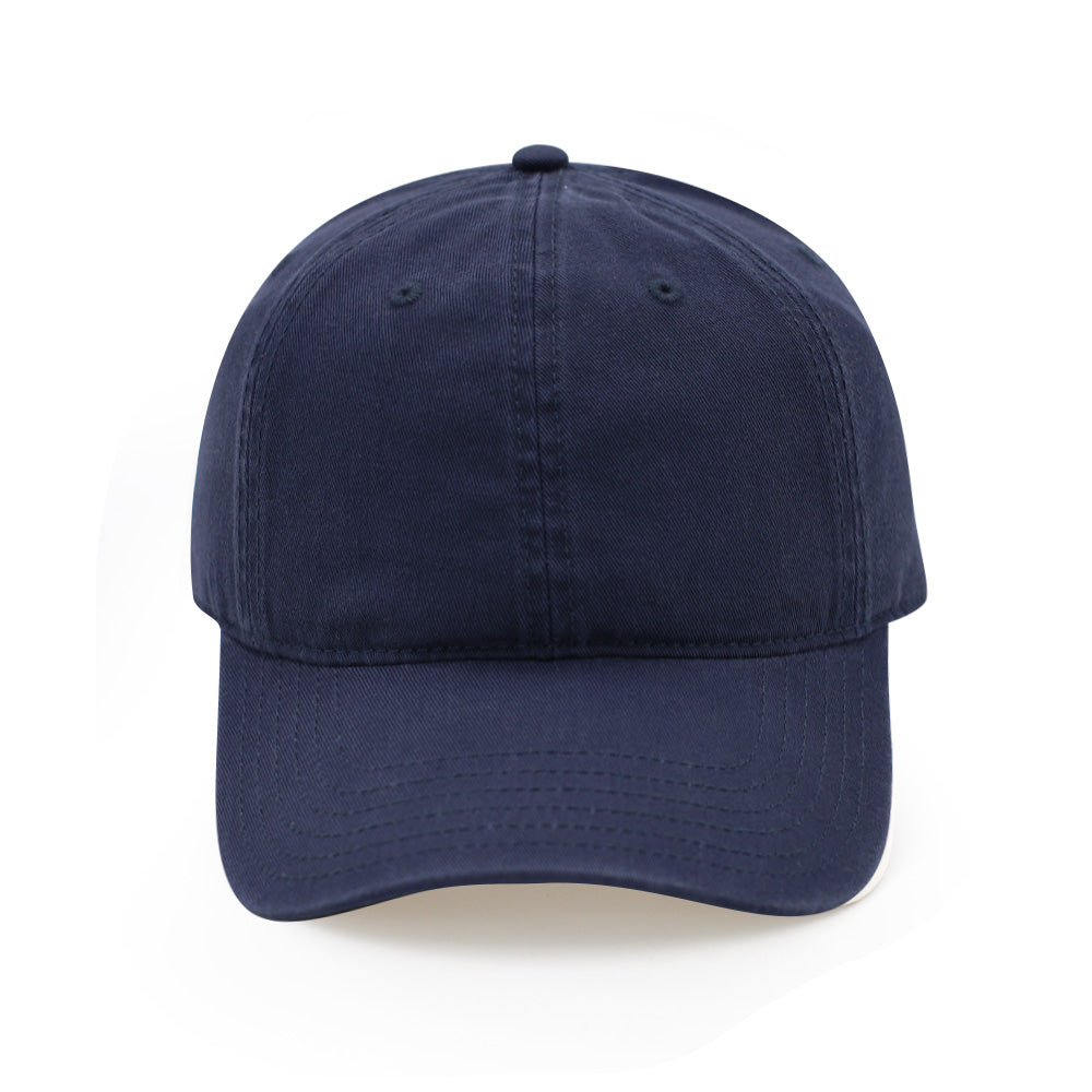 Everyday Cotton Cap in Midnight Blue — front view