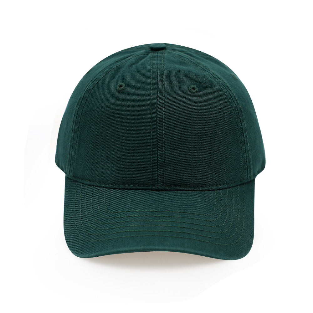 Everyday Cotton Cap in Deep Teal — front view
