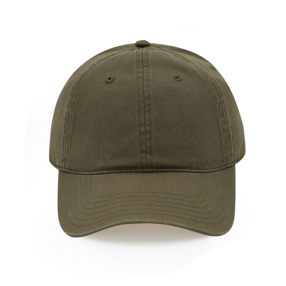 Everyday Cotton Cap in Olive — front view